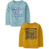 imageThe Childrens PlaceBaby Boysand Toddler Assorted Everyday Long Sleeve Graphic TShirtsWarning CutenessHandsome Trouble