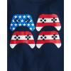 imageThe Childrens Place Boys All HolidaysBirthdays Short Sleeve Graphic TShirts2 PackAmerican Flag GameHot Dog