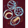 imageThe Childrens Place Boys GamerCarsSports Long Sleeve Graphic TShirts2 PackSoccer PlayerSports