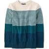 imageThe Childrens Place Boys Long Sleeve Crew Neck Pullover SweaterVanilla Stripe Crew Neck