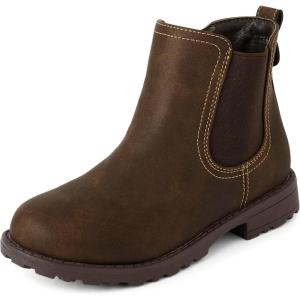 imageThe Childrens Place Boys Dress Ankle Boots ChukkaDk Brown