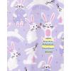 imageThe Childrens Place BabyGirls and Toddler Long Sleeve ZipFront Snug Fit 100 Cotton 1 or 2 Piece SetLavender Easter Bunnies
