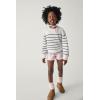 imageThe Childrens Place Girls Long Sleeve Crew Neck Pullover SweaterBunnys Tail Stripe