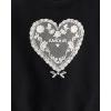 imageThe Childrens Place babygirls And Toddler Long Sleeve Active Shirt and Pant 2 Piece OutfitBlack Heart