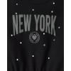 imageThe Childrens Place girls Active Long Sleeve Embellished Winter Warm SweatshirtNew York