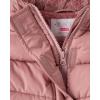 imageThe Childrens Place girls Water and Wind Resistant Hooded Zip Front Mid Length Puffer Jacket Faux Fur LinedPrecious Pink