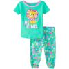 imageThe Childrens Place Baby Girls And Toddler Short Sleeve Top and Pants Snug Fit 100 Cotton 2 Piece Pajama SetBe Kind Lion