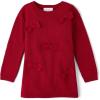 imageThe Childrens Place Baby Girls and Toddler Long Sleeve Sweater DressRed Bows
