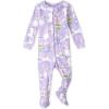 imageThe Childrens Place BabyGirls and Toddler Long Sleeve ZipFront Snug Fit 100 Cotton 1 or 2 Piece SetLavender Easter Bunnies