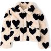 imageThe Childrens Place girls Long Sleeve Snap Front Faux Fur CoatFrappe Hearts