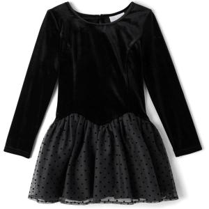 imageThe Childrens Place Girls Long Sleeve Dressy DressesBlack Tutu