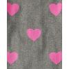 imageThe Childrens Place Girls Long Sleeve Sweater DressGrey Hearts