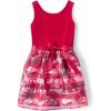 imageThe Childrens Place Girls Sleeveless Dressy DressesRed Floral Stripe