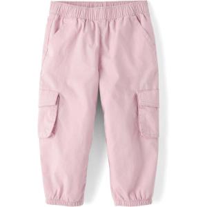 imageThe Childrens Place BabyGirls and Toddler Barrel Leg Cargo PantsLuxe Lilac