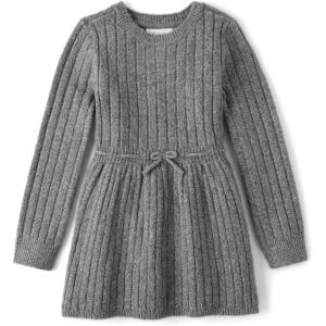 imageThe Childrens Place Girls Long Sleeve Sweater DressRibbed Eclispe