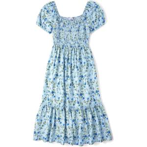 imageThe Childrens Place Womens Short Sleeve Holiday DressWhirlwind Blue Floral