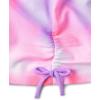 imageThe Childrens Place Girls and Toddler Short Sleeve Rashguard SwimsetNeon Tie Dye