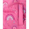 imageThe Childrens Place babygirls And Toddler Medium Weight Windresistant Waterresistant Puffer JacketJazzberry Rainbows