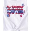 imageThe Childrens Place babygirls And Toddler Sleeveless Tank Top and Shorts 2piece SetAmerican Cutie Set