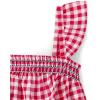 imageThe Childrens Place babygirls And Toddler Sleeveless Tank Top and Shorts 2piece SetRed Gingham Set