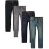 Black/Gray/Indigo/Blue 4-pack