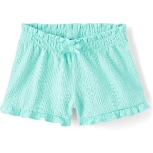 imageThe Childrens Place BabyGirls and Toddler Paperbag Waist ShortsMint Tea