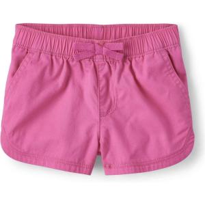 imageThe Childrens Place BabyGirls and Toddler Twill Pull on ShortsFrench Rose Pink