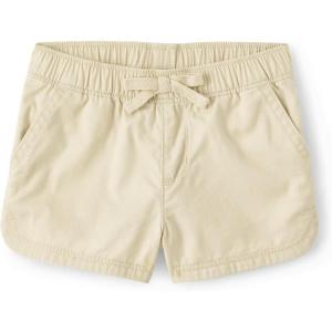 imageThe Childrens Place BabyGirls and Toddler Twill Pull on ShortsMorning Sky