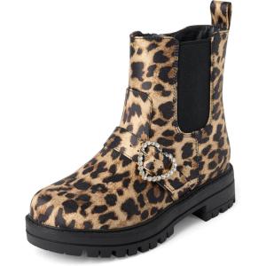 imageThe Childrens Place Girls Ankle BootLeopard