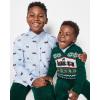imageThe Childrens Place Baby Boys and Toddler Long Sleeve Mock Neck Pullover SweaterGreen Train Mock Neck