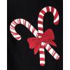 imageThe Childrens Place UnisexChild All HolidaysBirthdays Long Sleeve Graphic TShirts2 PackBowCandy Canes