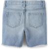 imageDenim Midi ShortsStraight Leg Peony Wash