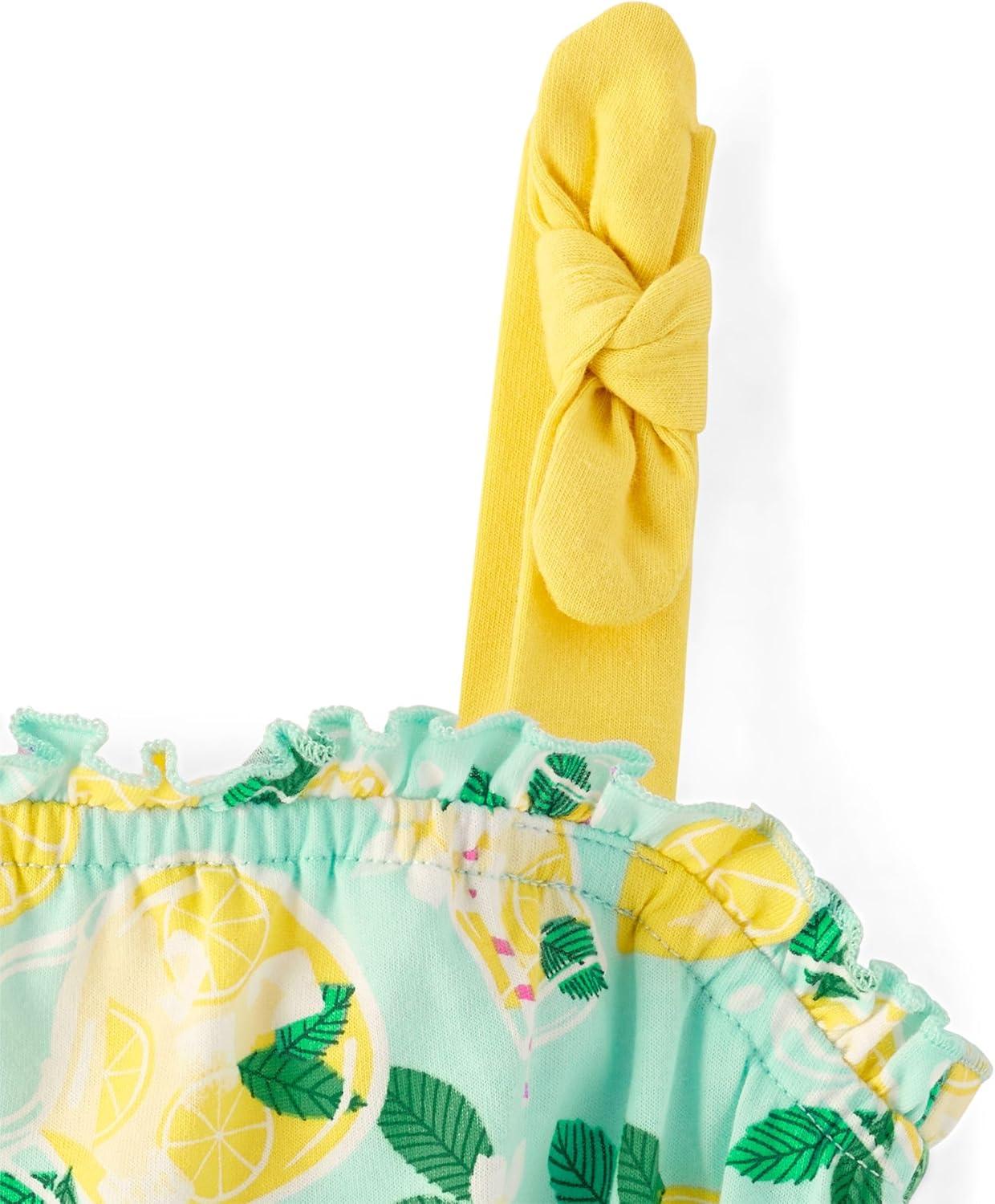 imageThe Childrens Place Baby Girls and Toddler Sleveless Fashion DressAllover Lemonade