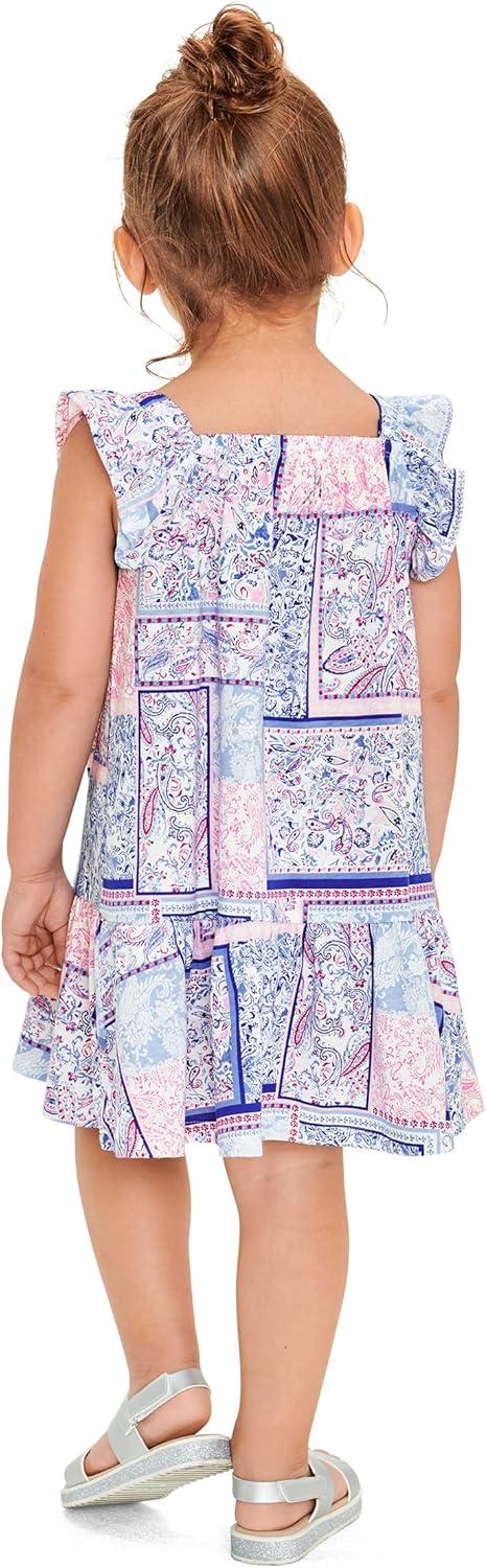 imageThe Childrens Place Baby Girls and Toddler Sleveless Fashion DressNavy Flutter