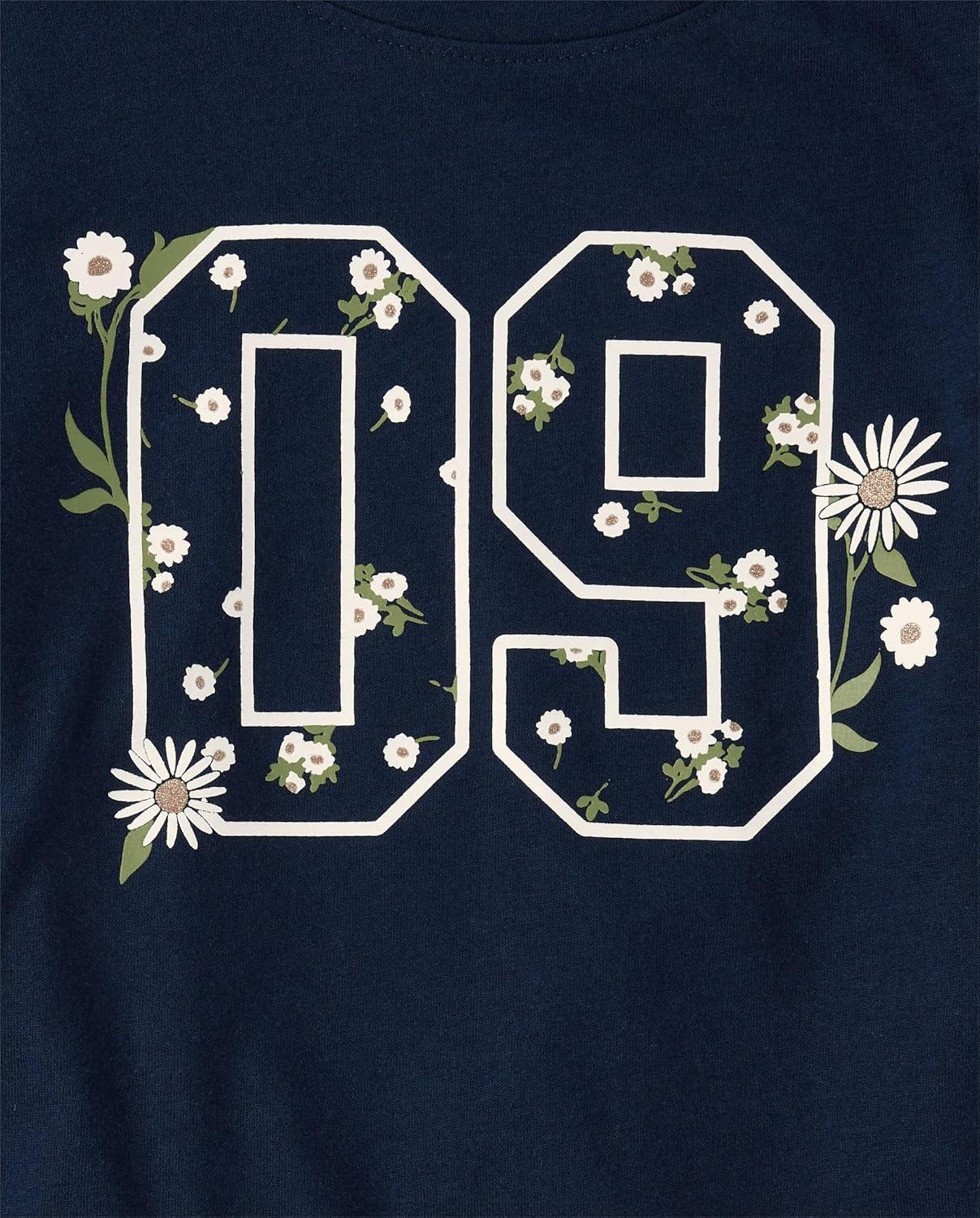 imageThe Childrens Place Girls Long Sleeve Knit Fashion ShirtBlueCreamGrey 3pack