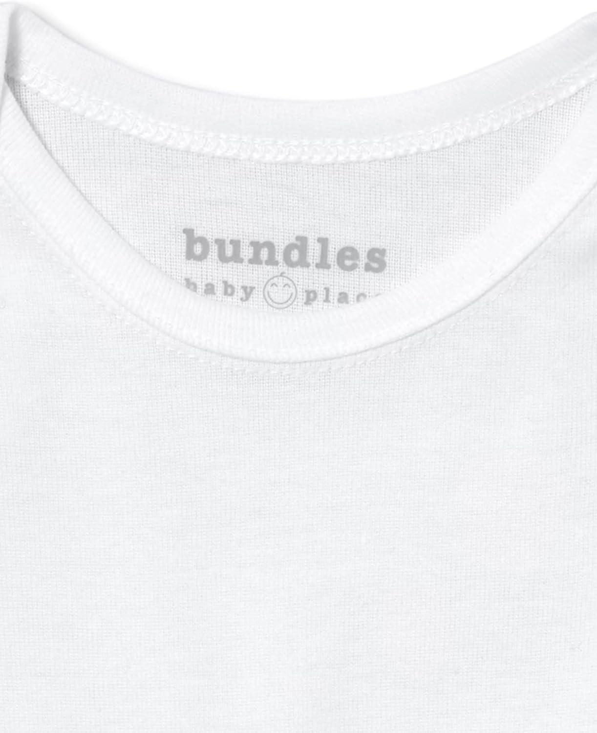 imageThe Childrens Place unisexbaby And Newborn Short Sleeve Bodysuits MultipacksWhite  5 Pack