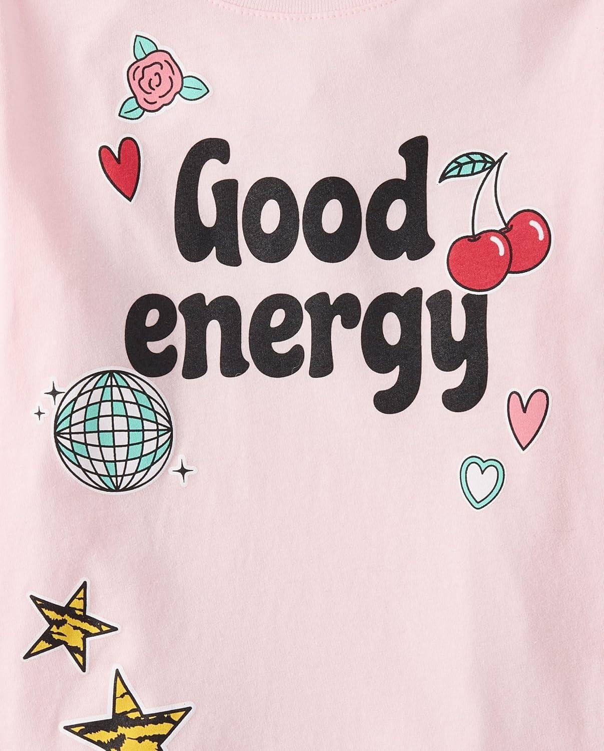 imageThe Childrens PlaceGirlsAssorted Everyday Long Sleeve Graphic TShirtsPositiveEmojisButterfly 3PackLarge