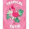imageThe Childrens Place babygirls And Toddler Tank Top and Shorts 2 Piece Outfit SetTropical Cutie Flamingo