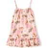 imageThe Childrens Place Baby Girls and Toddler Casual Sleeveless Tiered DressesBallet Pink Floral