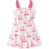 imageThe Childrens Place Baby Girls and Toddler Sleveless Fashion DressFlamingos Tiered