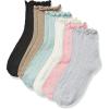 imageThe Childrens Place girls Midi Socks Variety PackMulticolor Lettuce 6pack