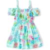 imageThe Childrens PlaceBabyGirlsand Toddler Sleeveless Dressy DressesTropical Cosmos4 Years