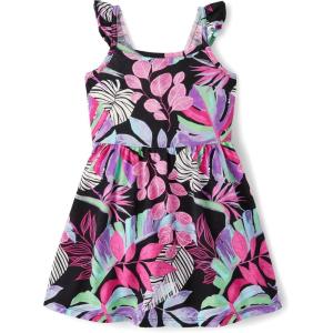 imageThe Childrens Place Baby Girls and Toddler Sleeveless Casual DressesBlack Tropical
