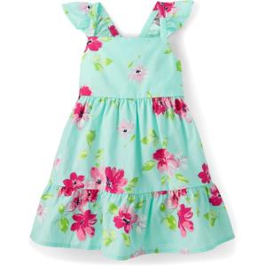 imageThe Childrens Place Baby Girls and Toddler Sleveless Fashion DressMint Tea Tiered