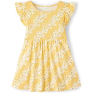 imageThe Childrens Place BabyGirls and Toddler Tiered Dress Short SleeveDaisy Babydoll
