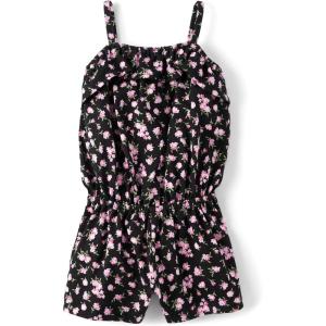 imageThe Childrens Place babygirls And Toddler Casual Sleeveless Shorts RomperTiaras Pink