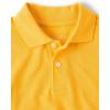 imageThe Childrens Place Boys Uniform Short Sleeve Pique PoloYellow