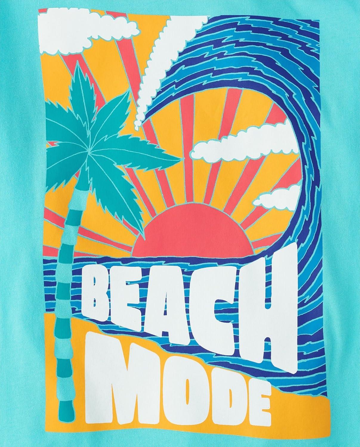 imageThe Childrens Place Boys AnimalsCars Short Sleeve Graphic TShirts3 PackBeach ModeSkateboardCar