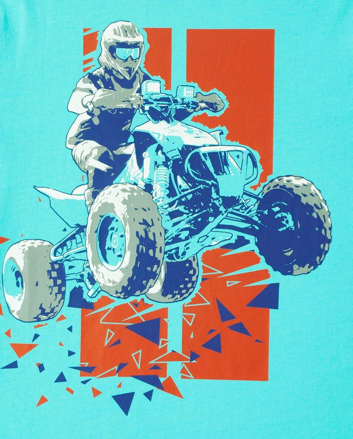 imageThe Childrens Place Boys AnimalsCars Short Sleeve Graphic TShirts3 PackExtremer 3pack