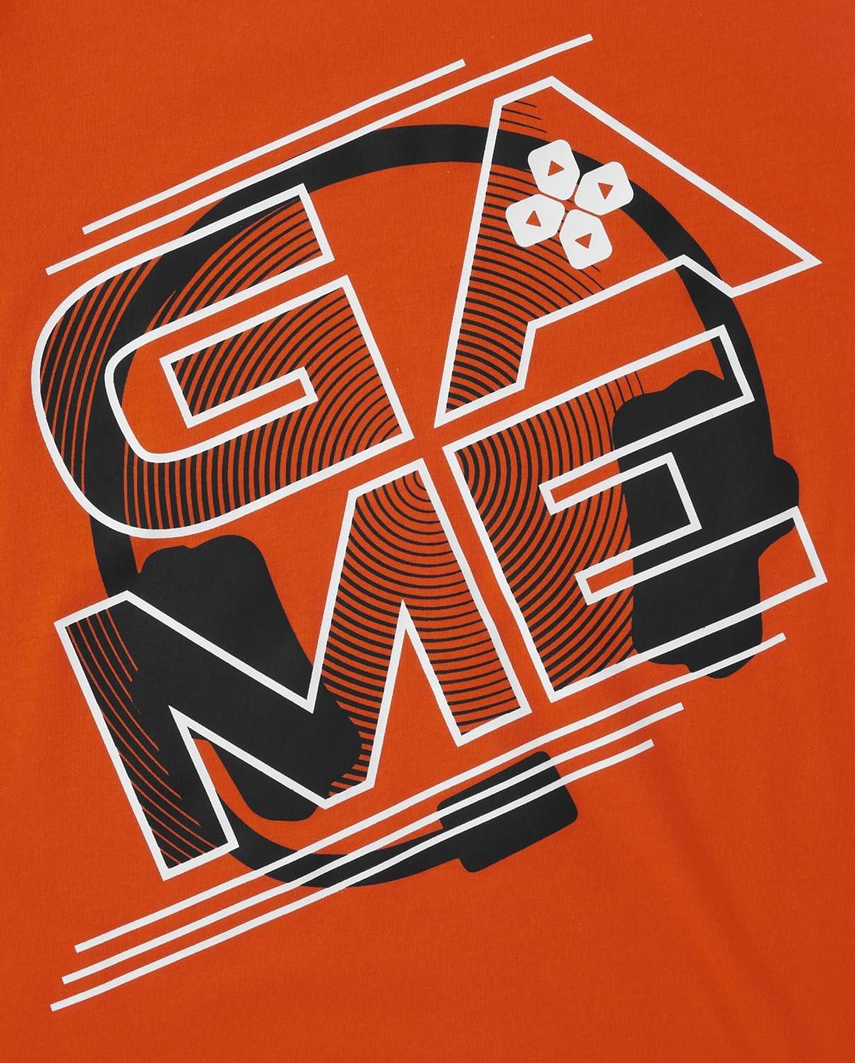 imageThe Childrens Place Boys Boys Short Sleeve Graphic T Shirt 3PackVirtualGameLevel Up 3pack